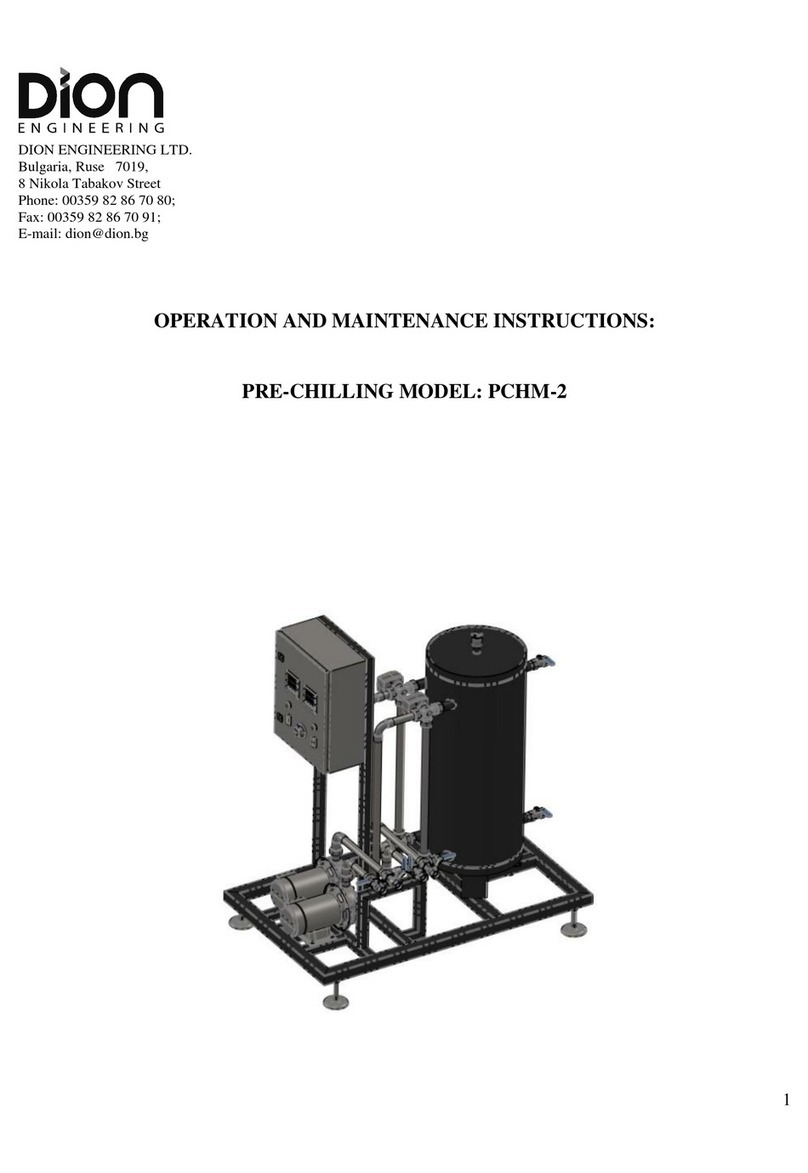 Dion PCHM-2 Operation and maintenance instruction