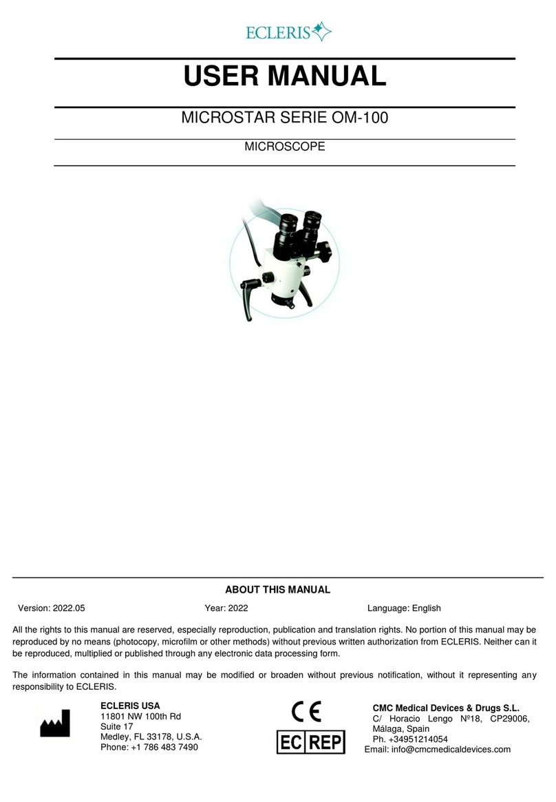 Ecleris MICROSTAR OM-100 user manual