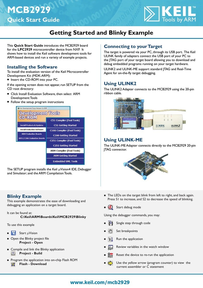 Keil MCB2929 quick start guide