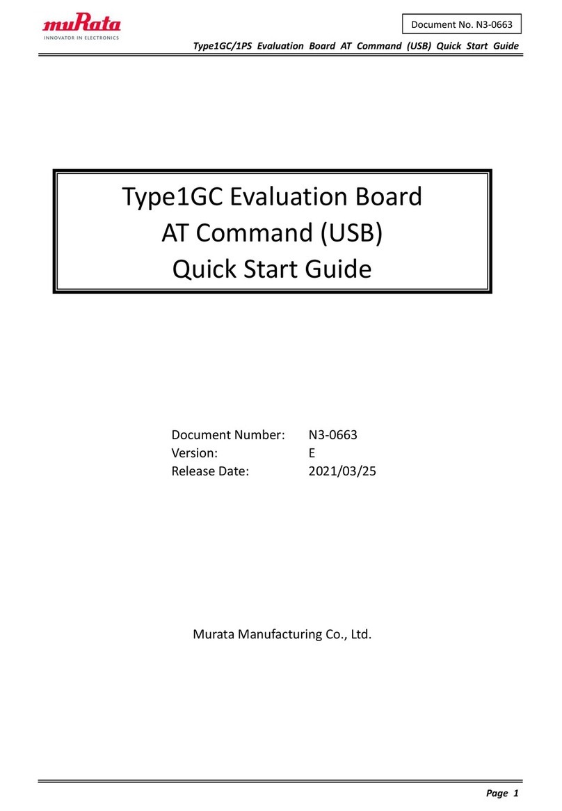 Murata 1GC quick start guide