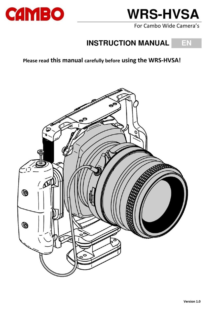 Cambo WRS-HVSA User manual Cambo WRS-HVSA User manual