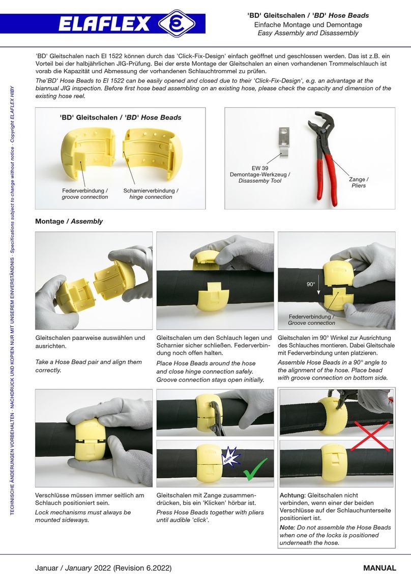 Elaflex BD Installation instructions