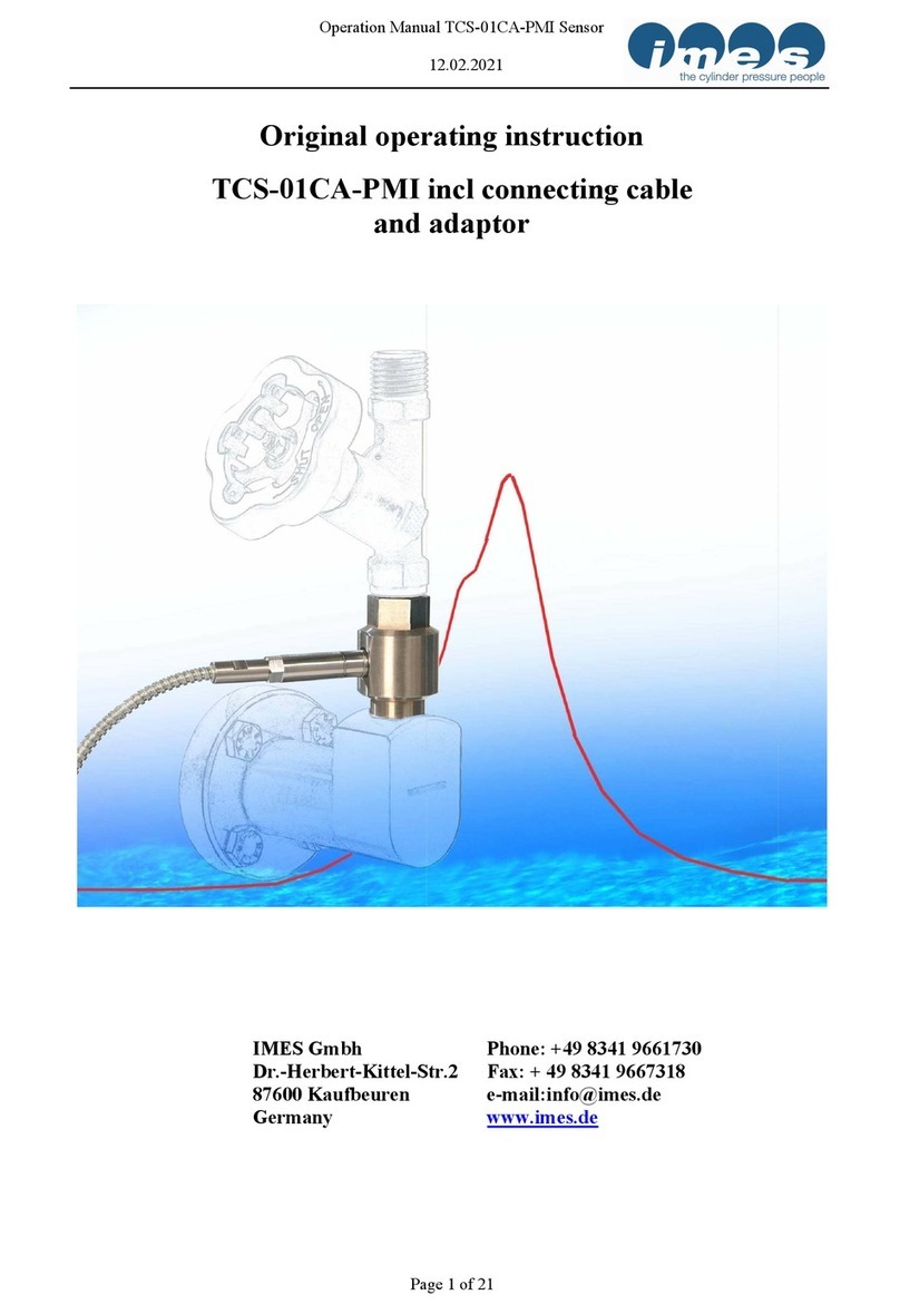 IMES TCS-01CA-PMI Original Operating Instruction