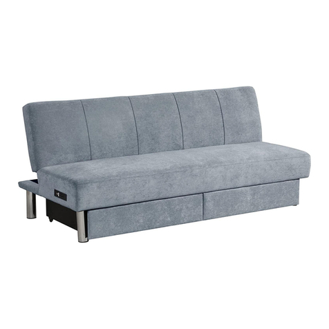 Serta Trinidad Sofa Assembly instructions