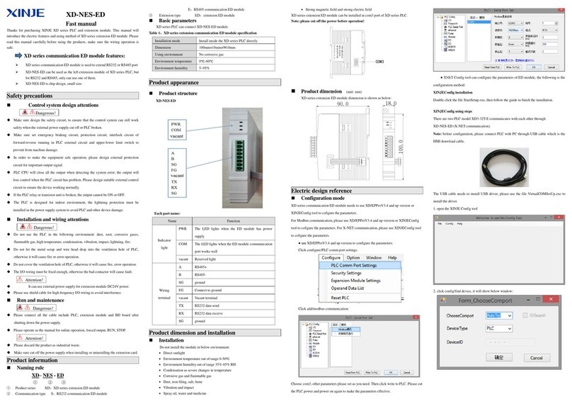 Xinje XD Series manual