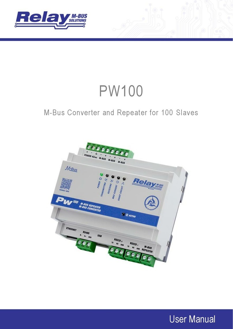 Relay PW100 user manual