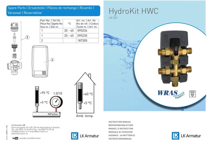 LK Armatur HydroKit HWC instruction manual LK Armatur HydroKit HWC instruction manual