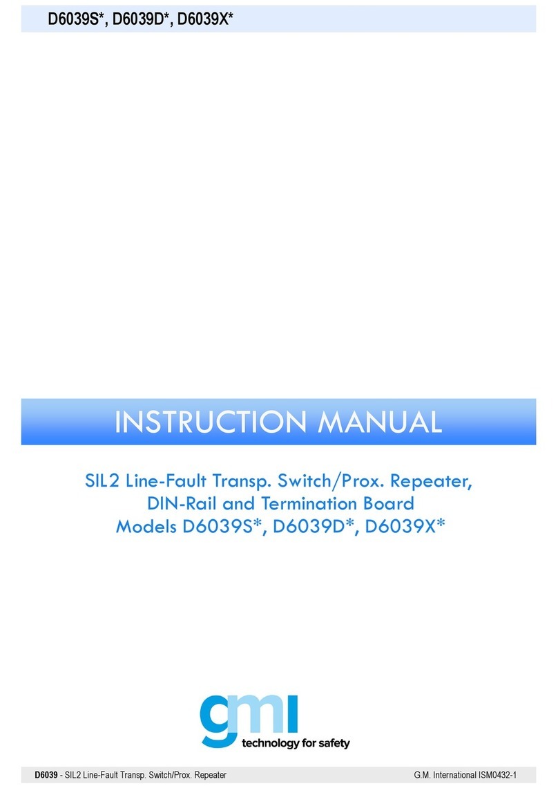 GMI D6039S Series instruction manual