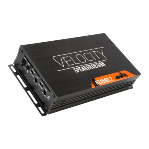 Velocity RZA500.2 User manual