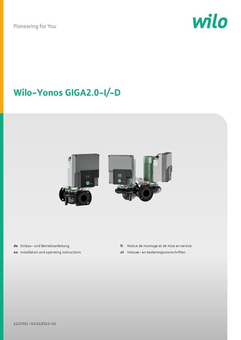 Wilo Yonos GIGA2.0-I User manual