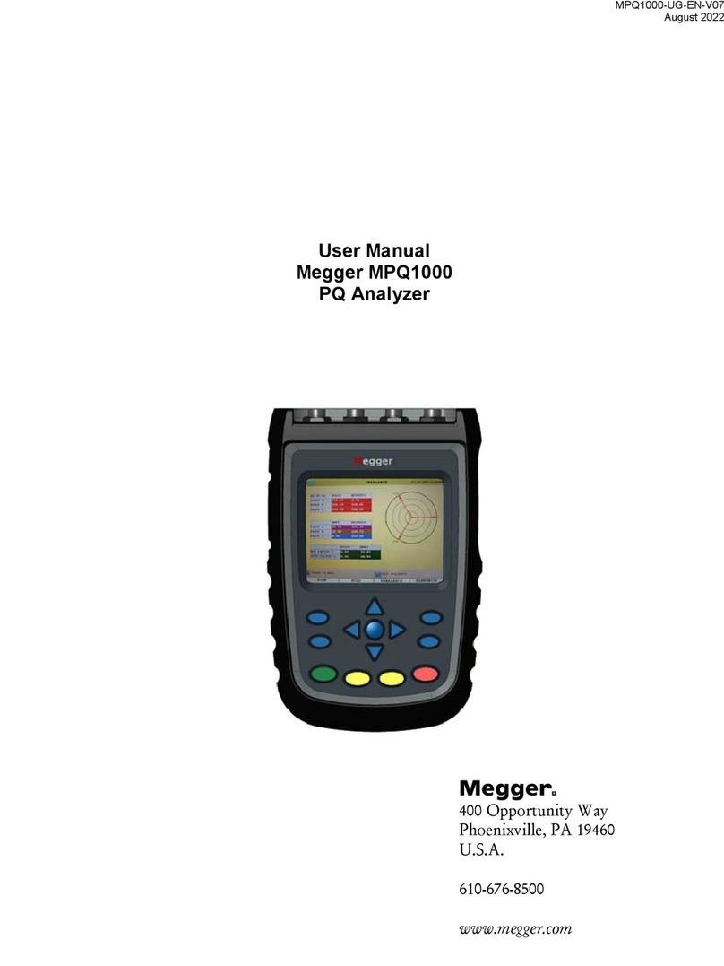 Megger MPQ1000 user manual