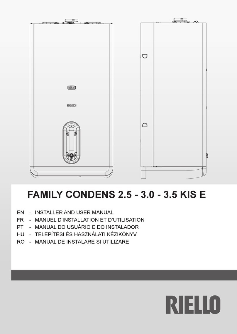 Riello FAMILY CONDENS 2.5 KIS E installer and user manual