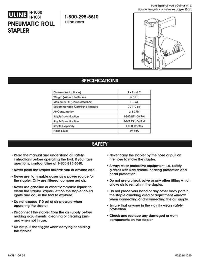 U-Line H-1030 Operation instructions
