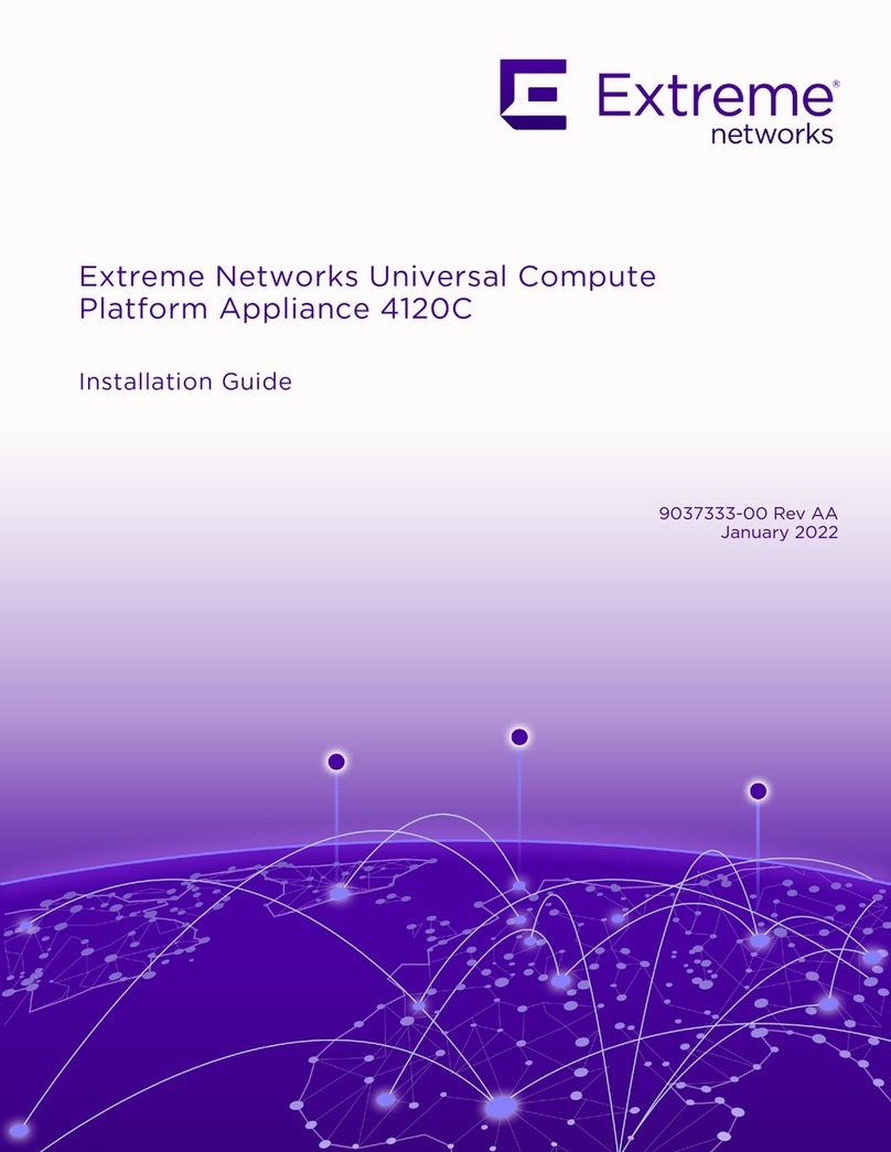 Extreme Networks Universal Compute Platform Appliance 4120C User manual Extreme Networks Universal Compute Platform Appliance 4120C User manual
