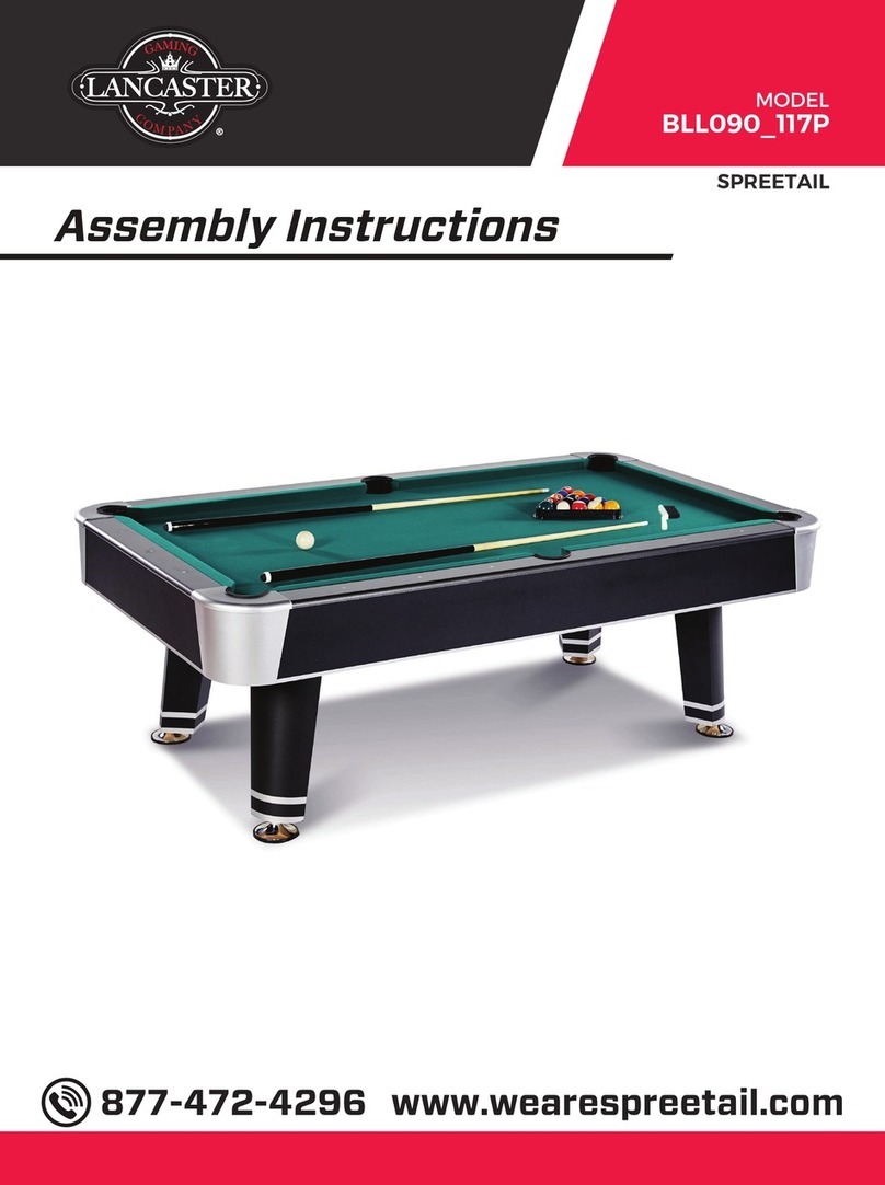 Lancaster SPREETAIL BLL090 117P Assembly instructions