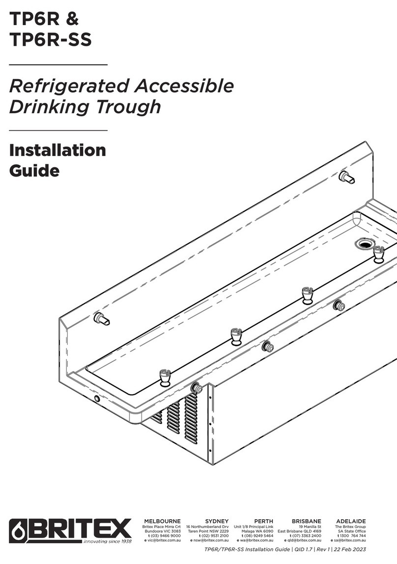 Britex TP6R installation guide Britex TP6R installation guide