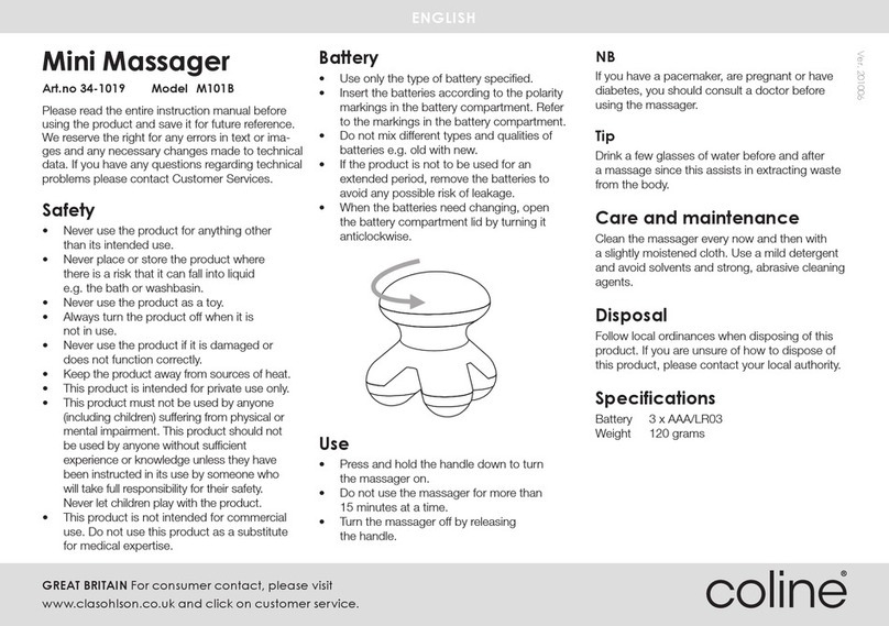 Coline M101B User manual