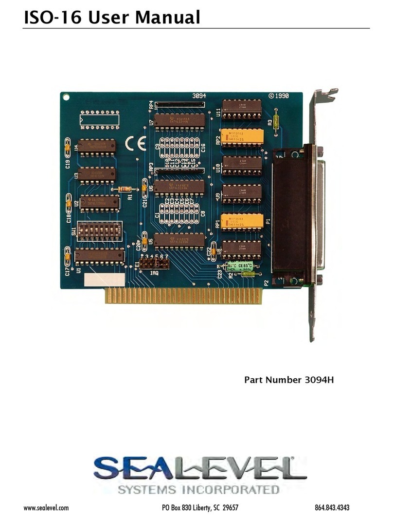 SeaLevel ISO-16 user manual