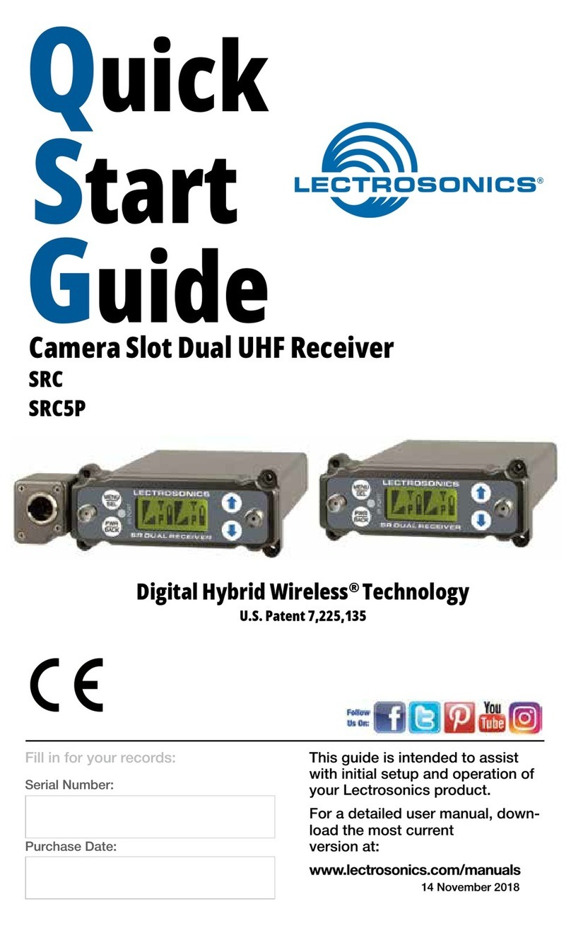 Lectrosonics SRc User manual