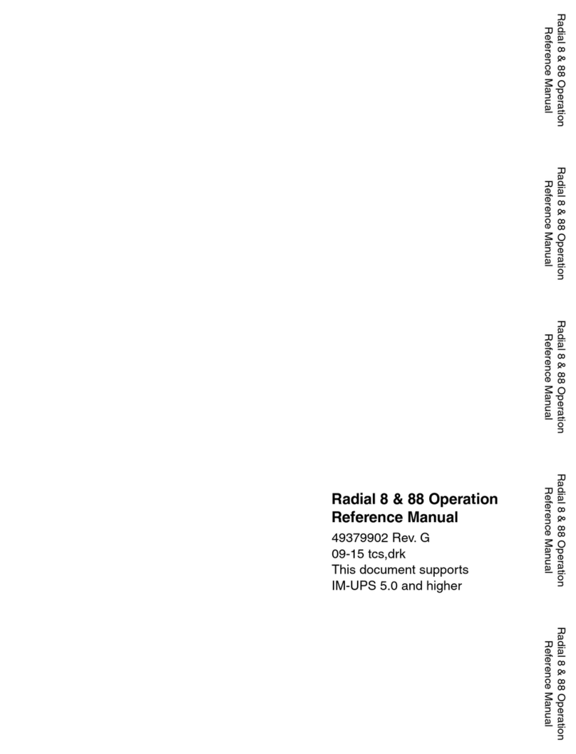 Universal Radial 8 Reference manual
