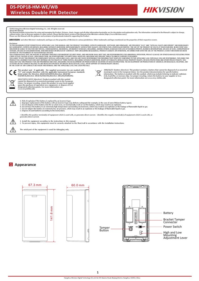 HIK VISION DS-PDP18-HM-WE User manual