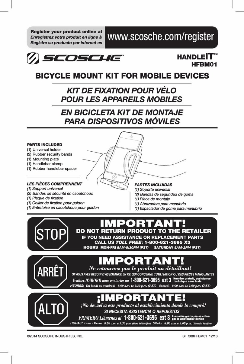 Scosche HANDLEIT HFBM01 quick start guide
