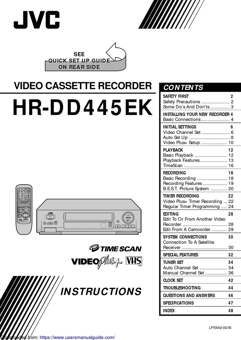 JVC HR-DD445EK User manual