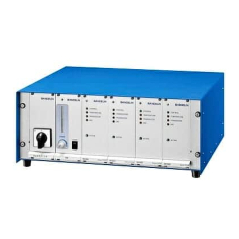 BANDELIN SONOREX TECHNIK LG Series User manual BANDELIN SONOREX TECHNIK LG Series User manual