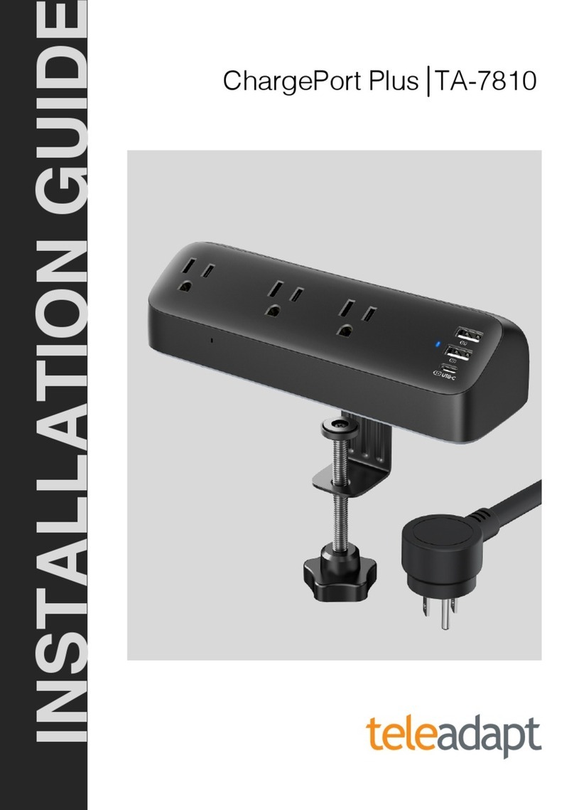 TeleAdapt ChargePort Plus installation guide