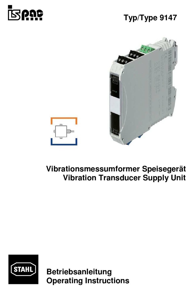 Stahl ISpac 9147 Series operating instructions