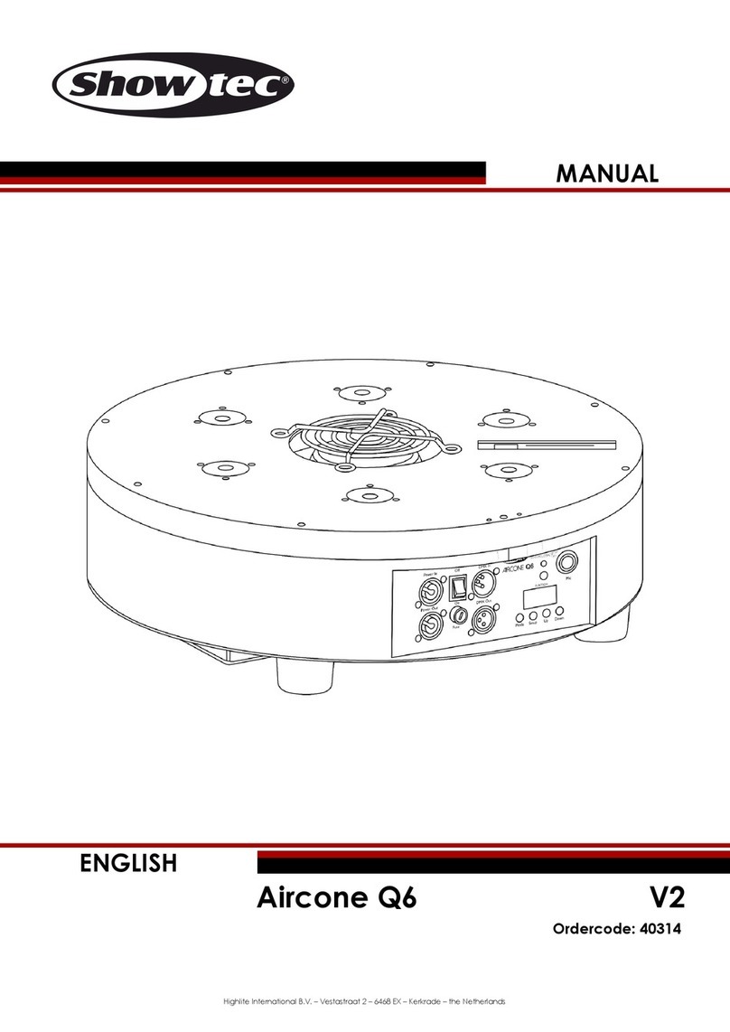 Show Tec Aircone Q6 WDMX User manual