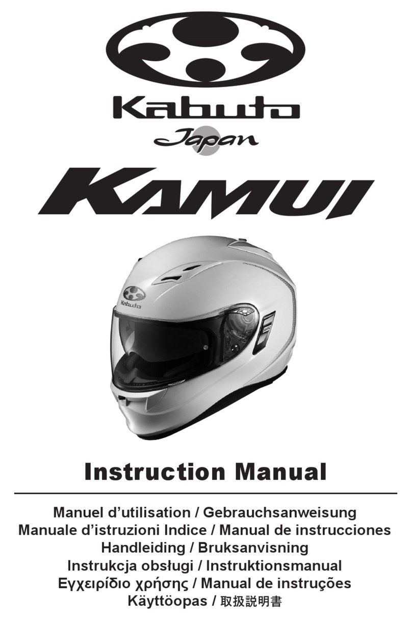 Kabuto KAMUI instruction manual