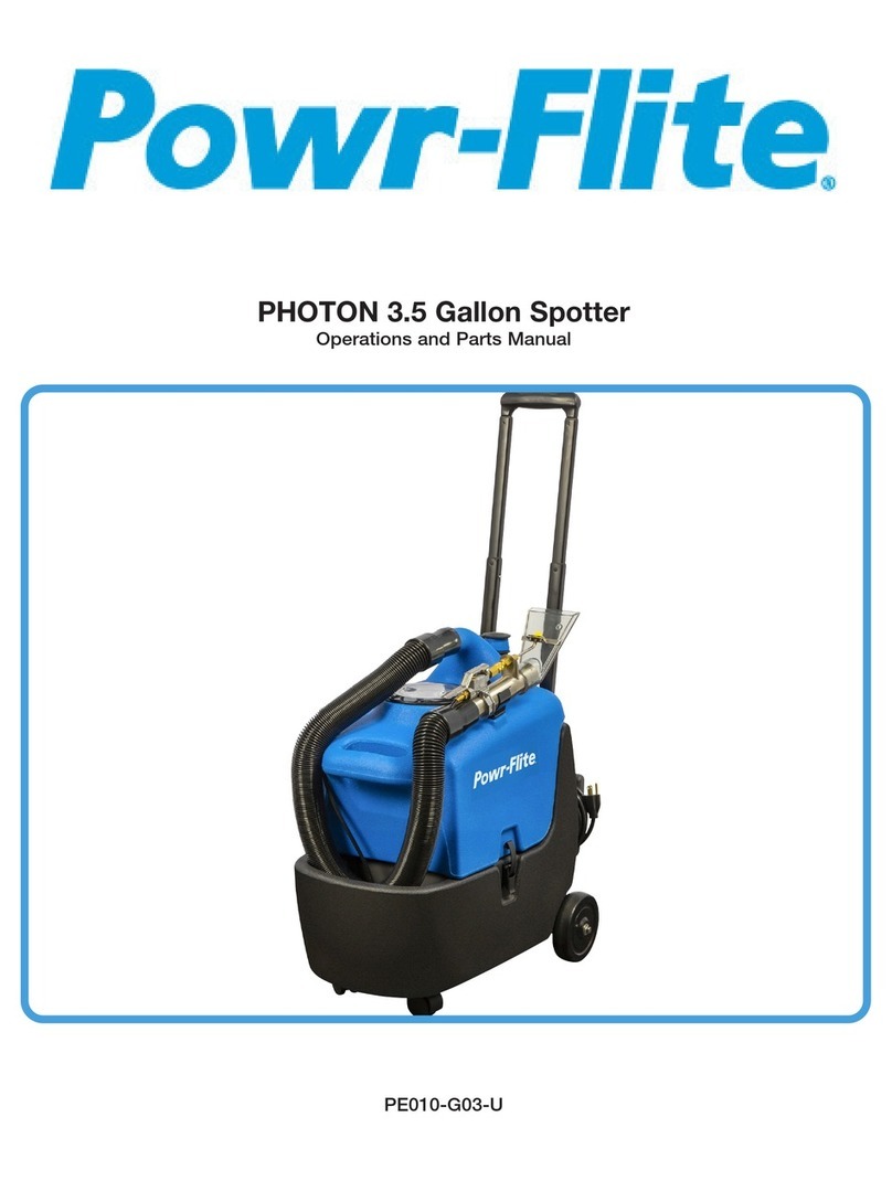 Powr-Flite PE010-G03-U Operation and parts manual