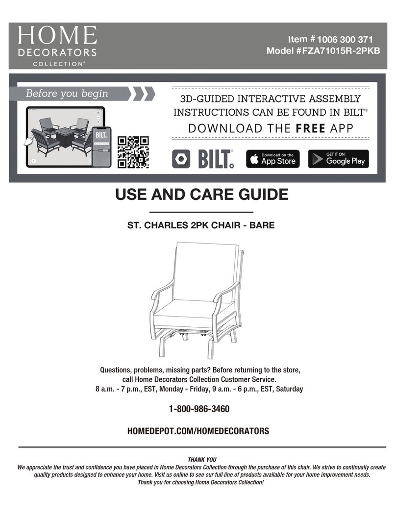 Home Decorators Collection FZA71015R-2PKB User manual
