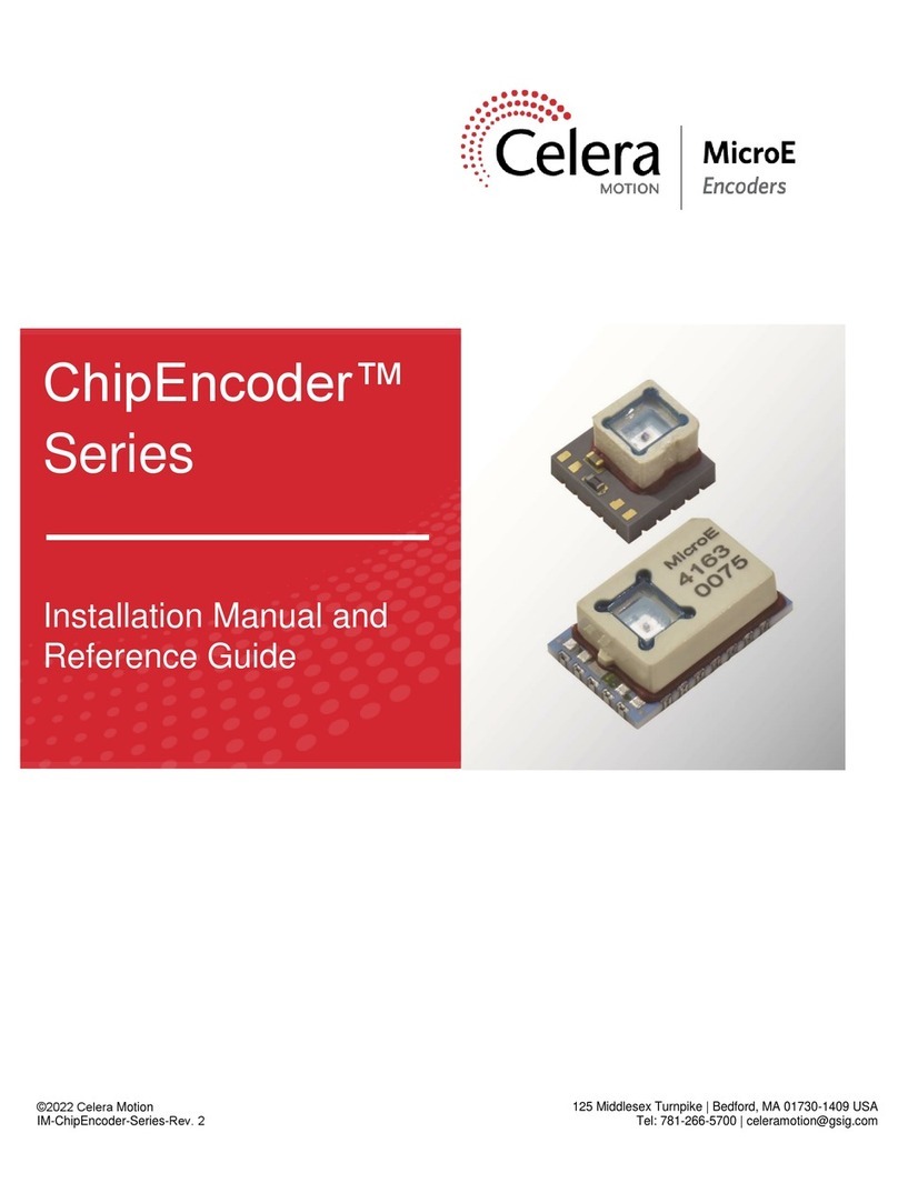 Celera Motion MicroE ChipEncoder Series Installation manual and reference guide Celera Motion MicroE ChipEncoder Series Installation manual and reference guide