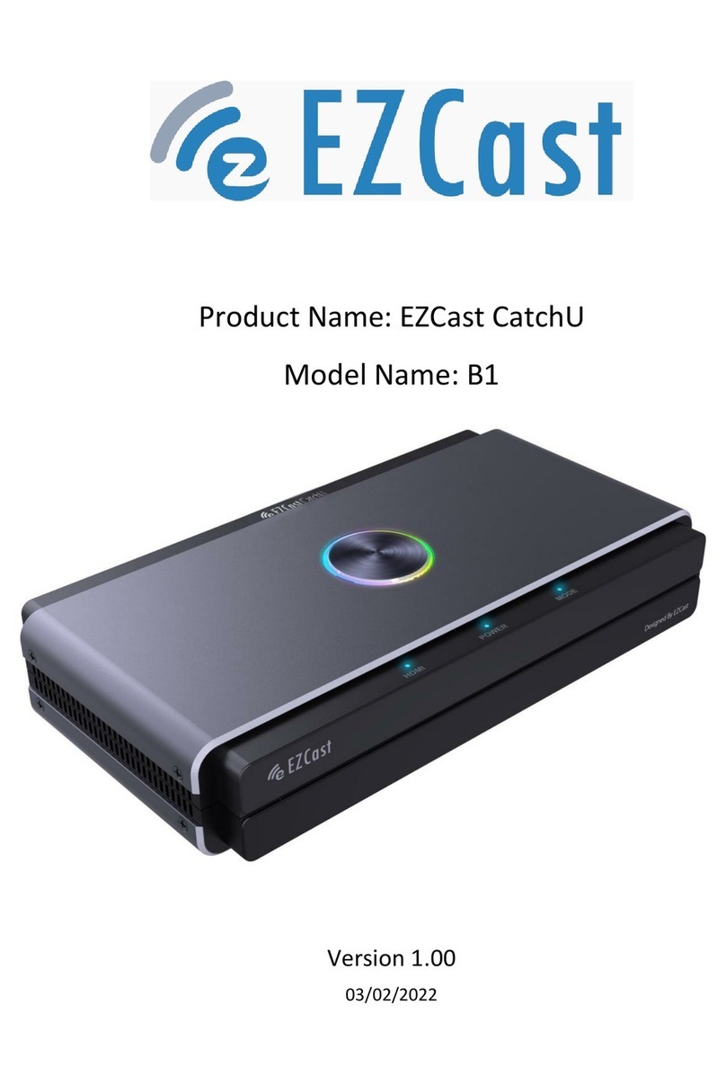 Actions Microelectronic EZCast CatchU B1 User manual