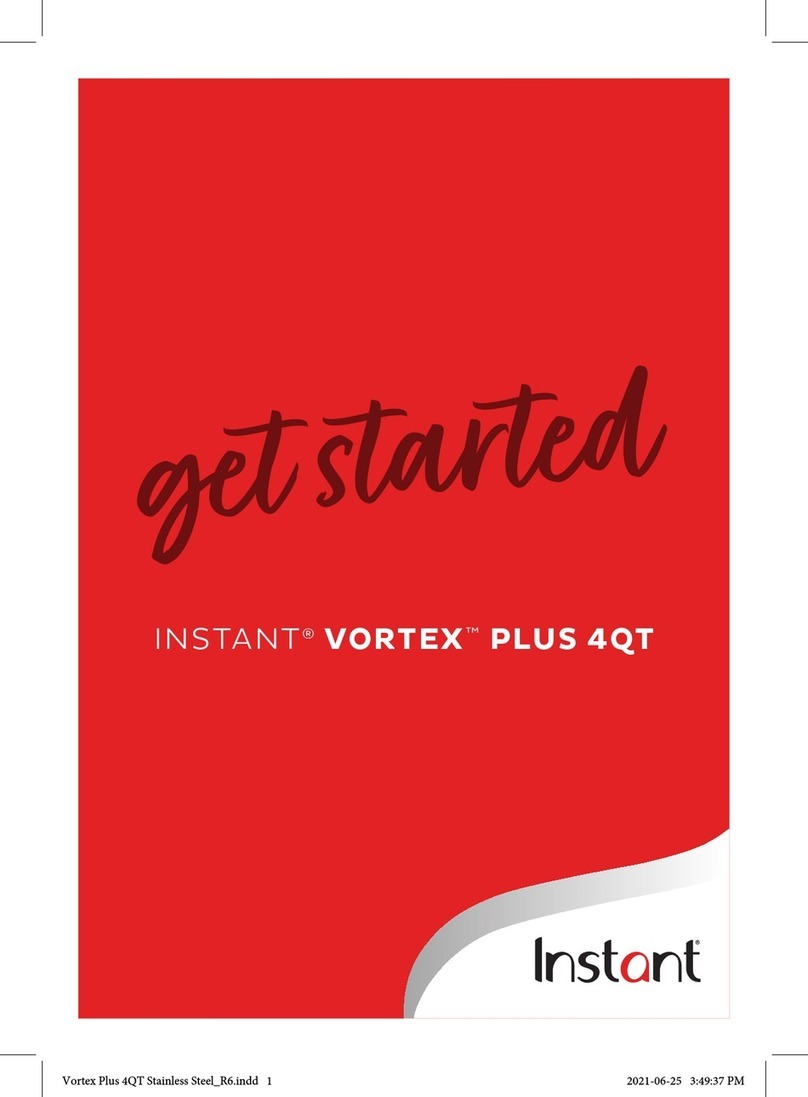 Instant VORTEX PLUS 4QT Specification sheet Instant VORTEX PLUS 4QT Specification sheet