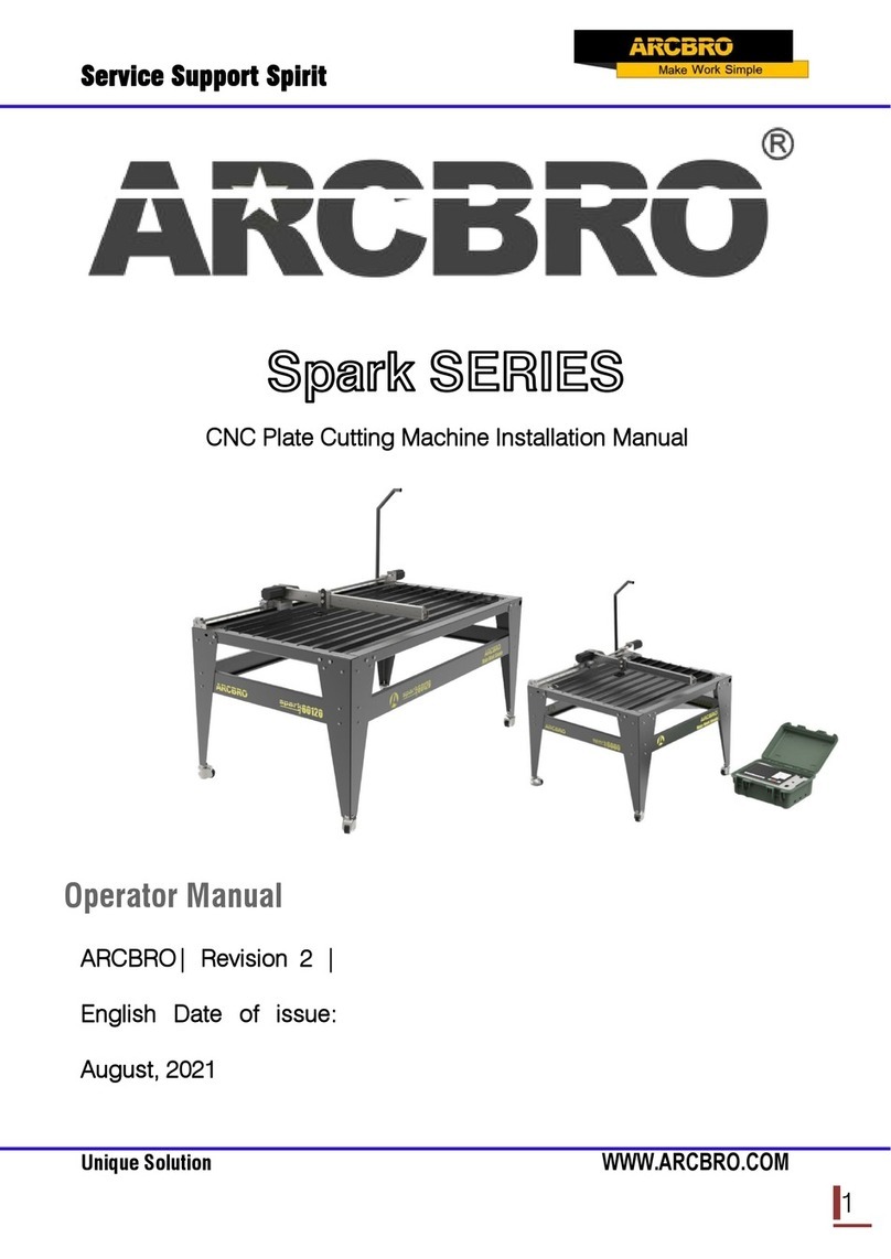 ARCBRO Spark Series installation manual ARCBRO Spark Series installation manual