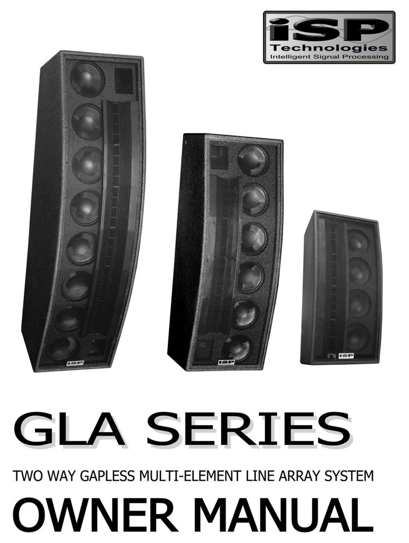 iSP Technologies GLA Series owner's manual
