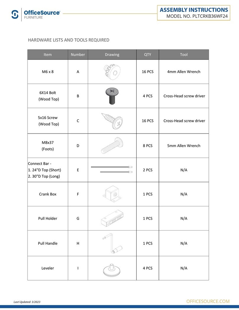 OfficeSource PLTCRKB36WF24 User manual OfficeSource PLTCRKB36WF24 User manual