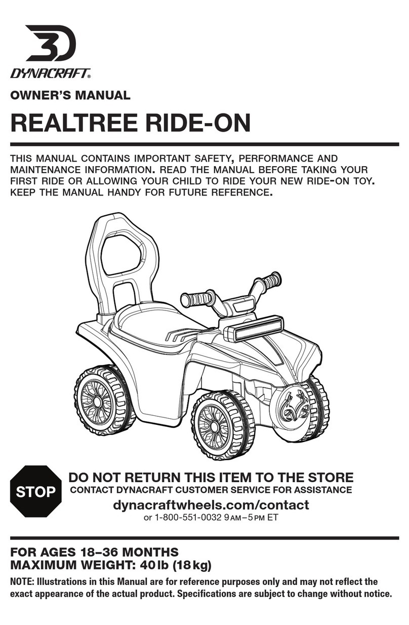 Dynacraft REALTREE RIDE-ON owner's manual