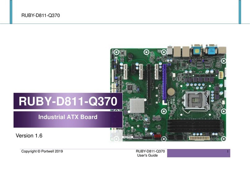 Portwell RUBY-D811-Q370 user guide