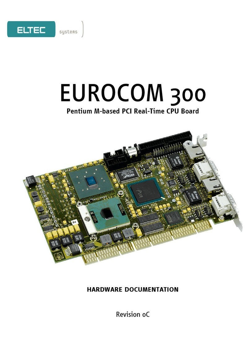 ELTEC EUROCOM 300 Operator's manual