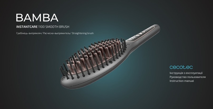cecotec BAMBA INSTANTCARE 1100 SMOOTH BRUSH manual