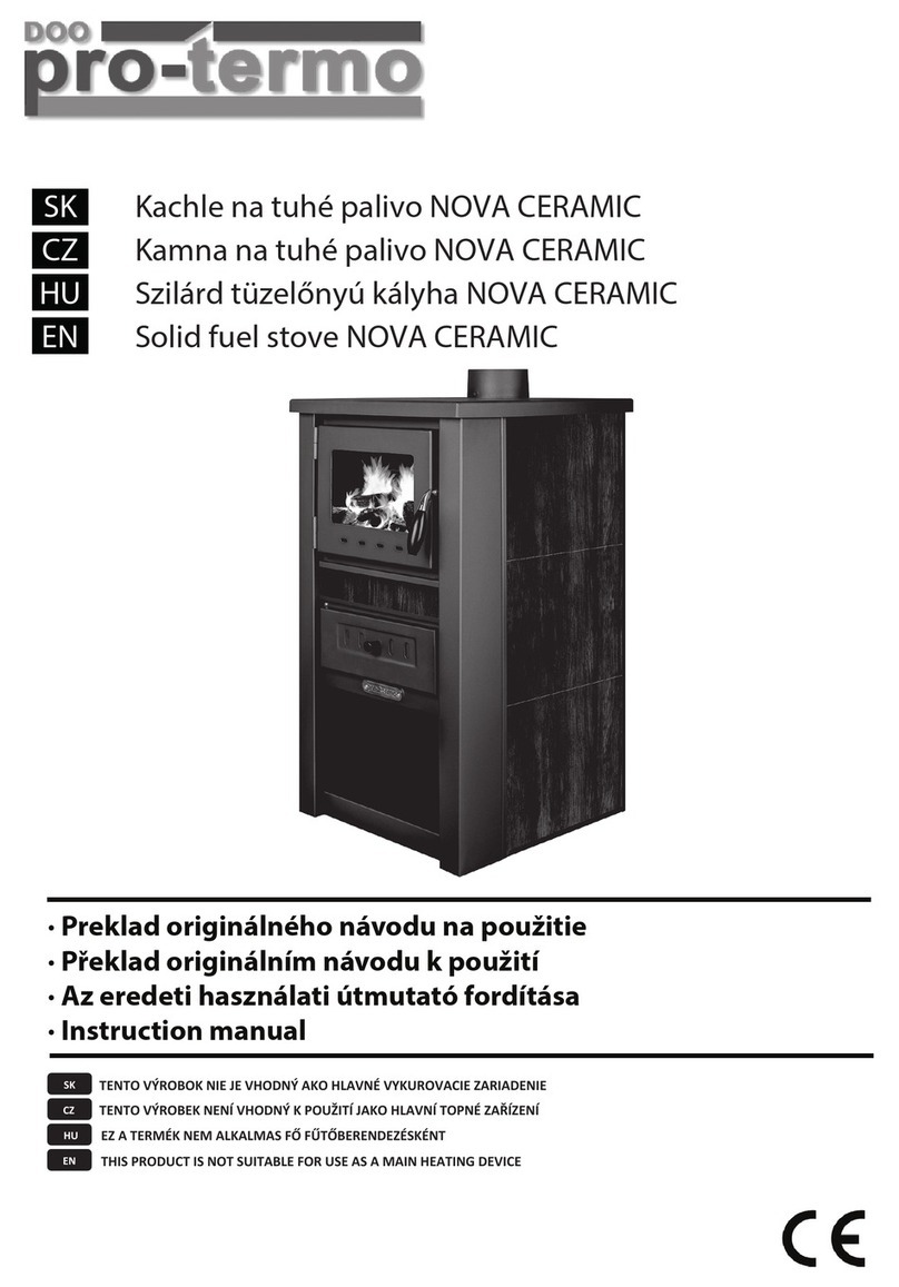 pro-termo DOO NOVA CERAMIC instruction manual pro-termo DOO NOVA CERAMIC instruction manual