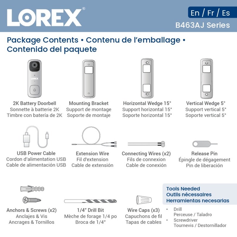Lorex B463AJ Series User manual