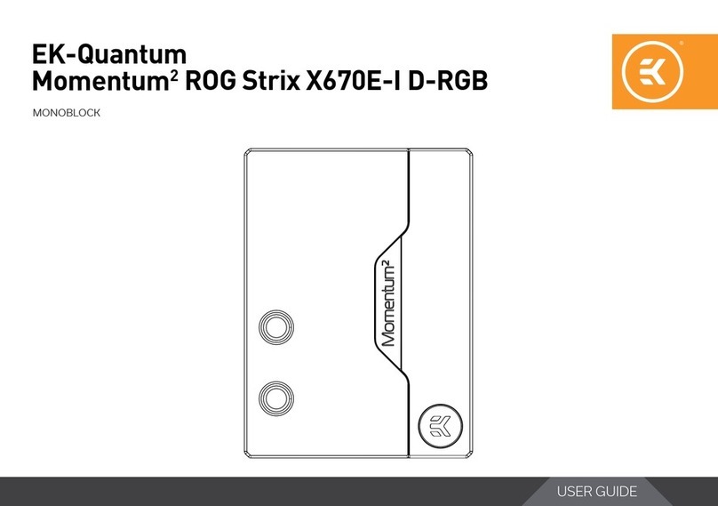 ekwb EK-Quantum Momentum2 ROG Strix Z690-I Gaming D-RGB -... User manual