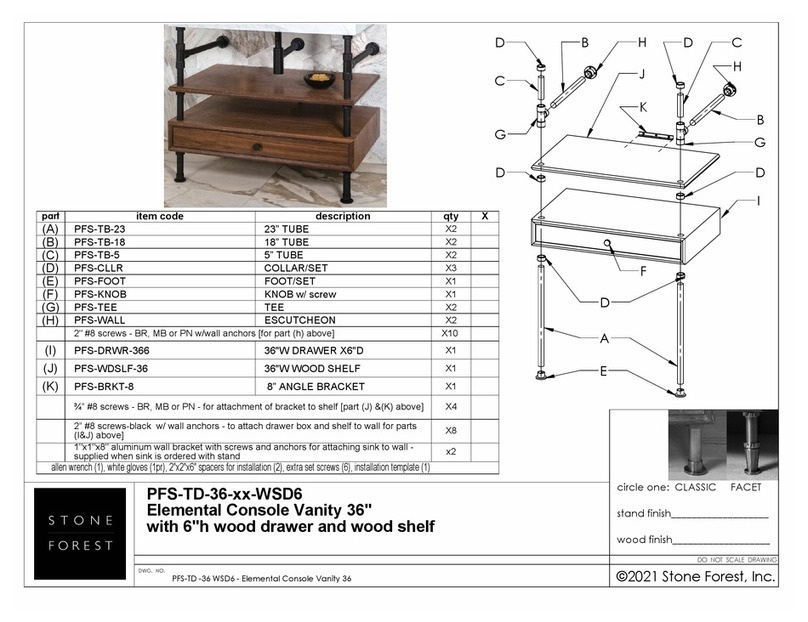 Stone Forest PFS-TD-36 WSD6 Series quick start guide