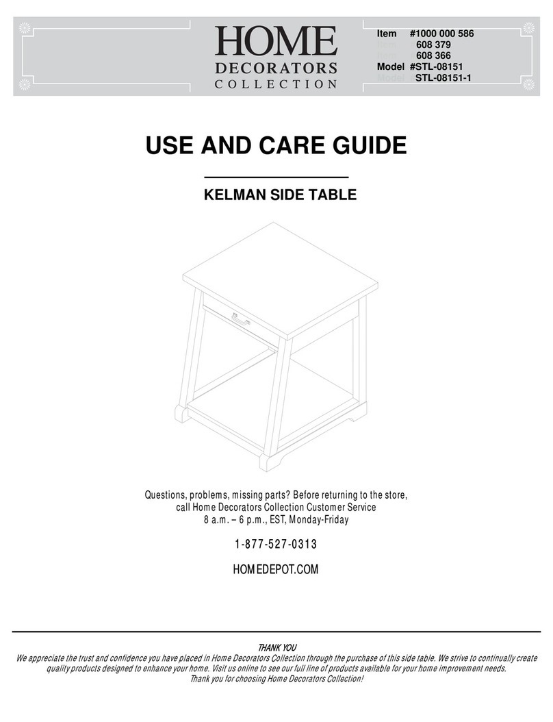 Home Decorators Collection STL-08151 User manual Home Decorators Collection STL-08151 User manual