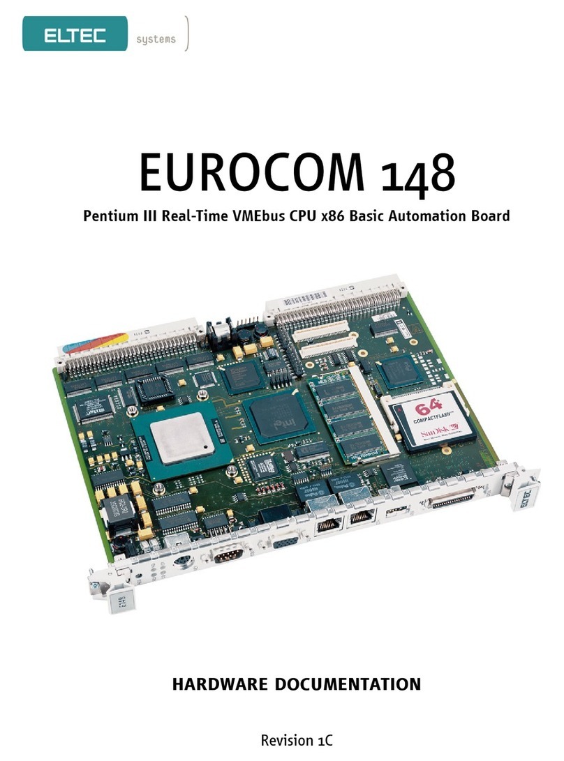 ELTEC EUROCOM 148 Hardware documentation